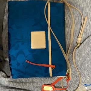 Blue Coach Purse